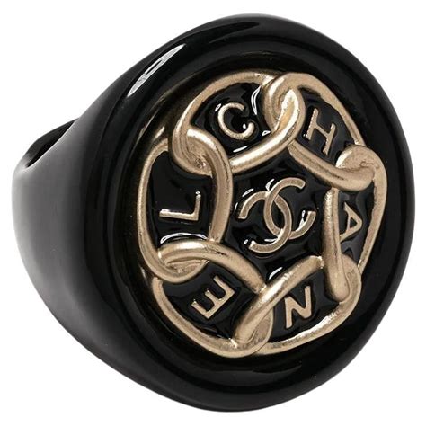 chanel ring resin logo|chanel stackable ringworm.